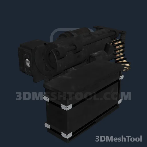 Minigun .50 traseira: foto do modelo no GTA V