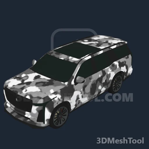 Camuflagem: foto do modelo no GTA V
