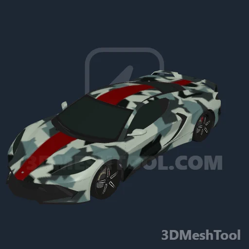 Camuflagem corrida: foto do modelo no GTA V