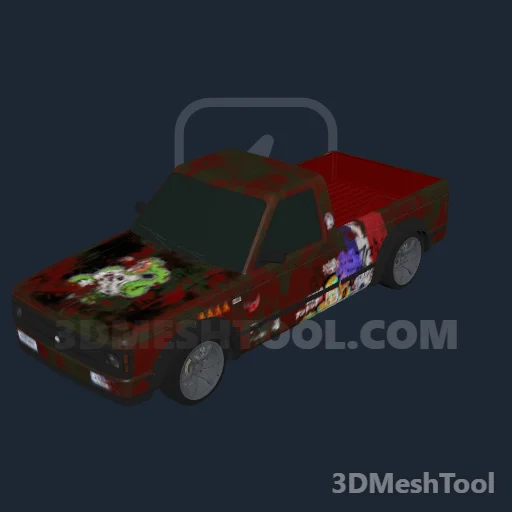 Desgastado: foto do modelo no GTA V