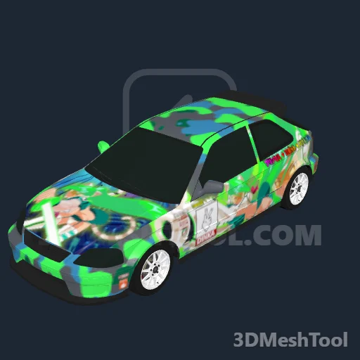 Shiny Wasabi Kitty (kanjo_livery12) - hash 0x00811298 / 8458904: foto no GTA V
