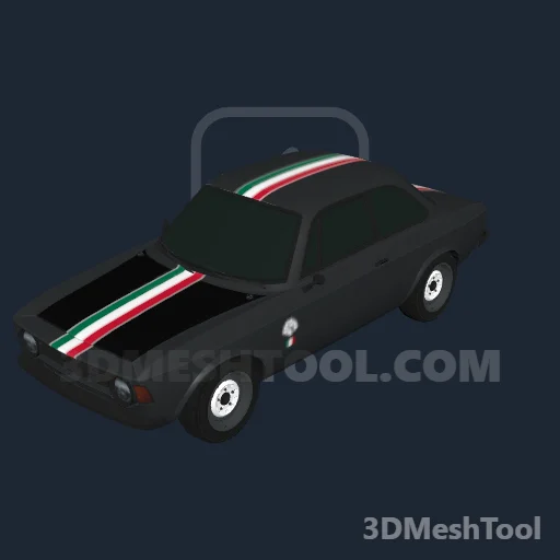 Itália tricolor: foto do modelo no GTA V