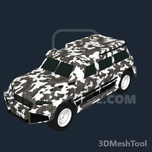 Camuflagem Inverno: foto do modelo no GTA V