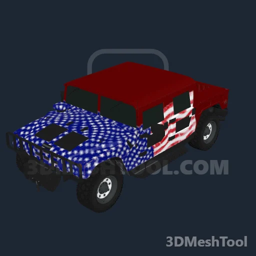 Bandeira EUA: foto do modelo no GTA V