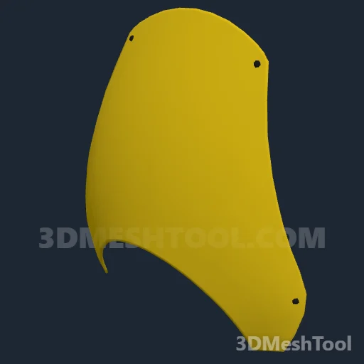 Meio para-brisa amarelo (reevr_vis_2e) - hash 0xA04B9E58 / 2689310296: foto no GTA V