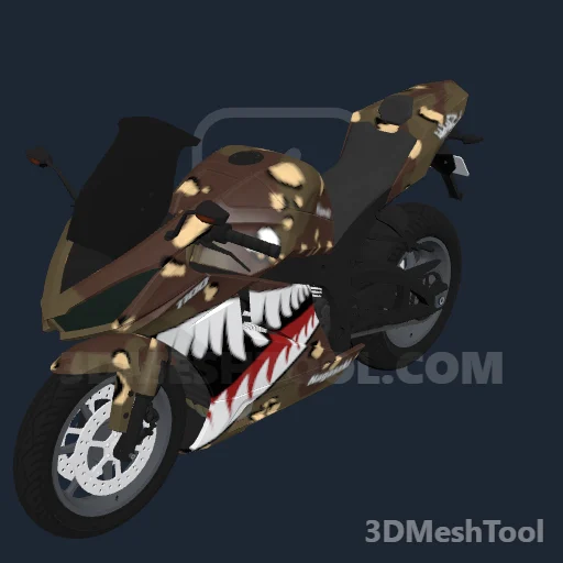 Camuflagem caça: foto do modelo no GTA V
