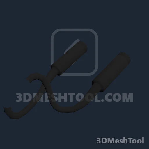 Escapamento duplo cromado (vind_exh_1) - hash 0x29FCB3A3 / 704426915: foto no GTA V