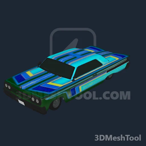 Elaborada azul (voodoo_livery6) - hash 0xAEB715D9 / 2931234265: foto no GTA V