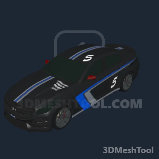 Nº5 azul: foto do modelo no GTA V
