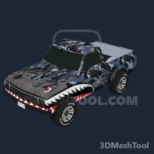 Camuflagem boca de tubarão (yos3_livery7) - hash 0x6A3753DC / 1782010844: foto no GTA V