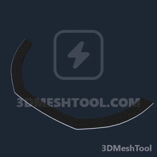 Splitter carbono secundária: foto do modelo no GTA V