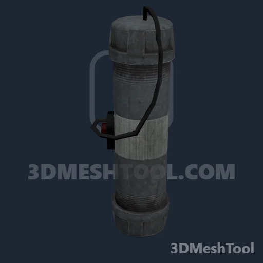 Bomba caseira (pipe bomb): foto do modelo no GTA V