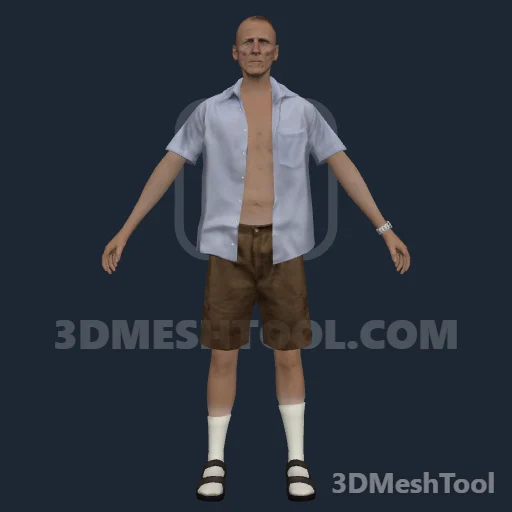 Ancião (a_m_o_beach_01) - hash 0x8427D398 / 2217202584: foto no GTA V