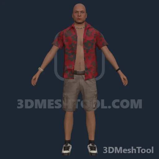 Fã do calçadão (a_m_y_beach_01) - hash 0xD1FEB884 / 3523131524: foto no GTA V
