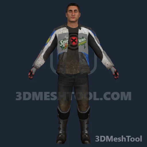 Jaqueta de Motocross (a_m_y_motox_02) - hash 0x77AC8FDA / 2007797722: foto no GTA V