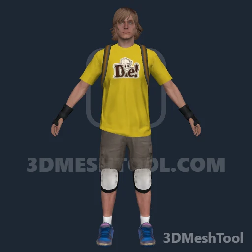 Skatista Punk (a_m_y_skater_01) - hash 0xC1C46677 / 3250873975: foto no GTA V