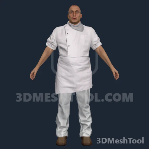 Chef (s_m_y_chef_01) - hash 0x0F977CEB / 261586155: foto no GTA V