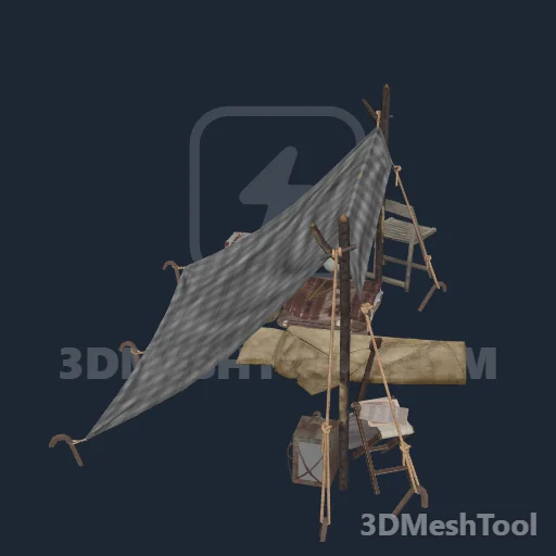 pg_ambcamp01x_tent_plaid_lean02: foto do modelo no RedM (RDR2)