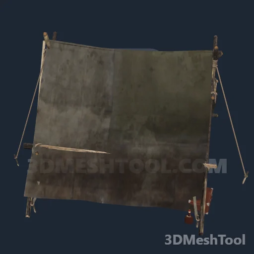 pg_ambcamp01x_tent_pupoil: foto do modelo no RedM (RDR2)