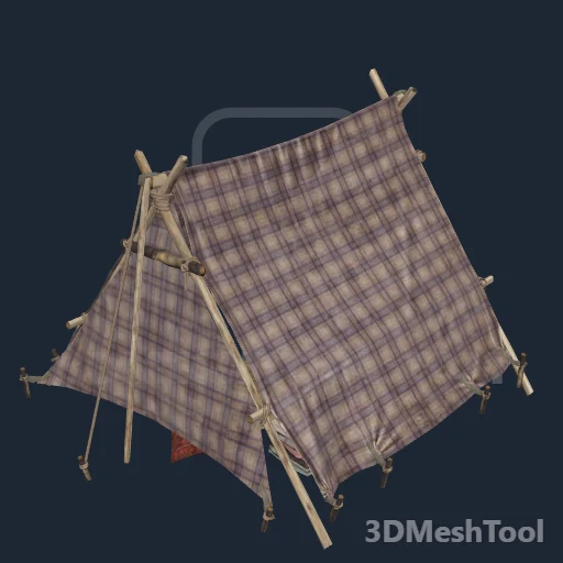pg_mp_possecamp_tent_aframetent_culture01: foto do modelo no RedM (RDR2)