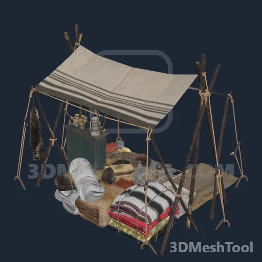pg_mp_possecamp_tent_trader05x: foto do modelo no RedM (RDR2)