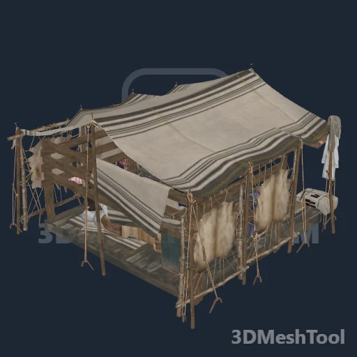 pg_mp_possecamp_tent_trader06x: foto do modelo no RedM (RDR2)