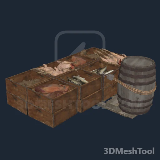 pg_teamster_wagon04x_perishables: foto do modelo no RedM (RDR2)