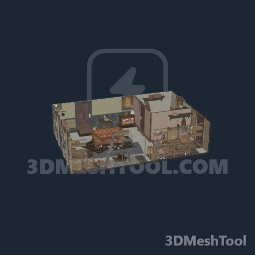 shack_rf_interior_shack_rarefish_int_milo_: foto do modelo no RedM (RDR2)