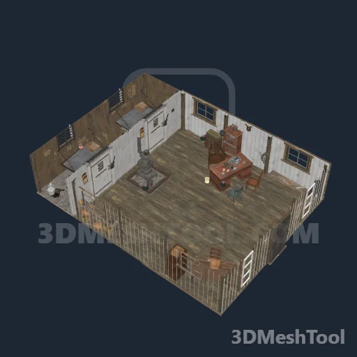 ann_jail_int: foto do modelo no RedM (RDR2)
