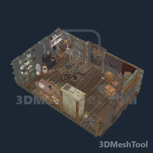 met_house01_int: foto do modelo no RedM (RDR2)