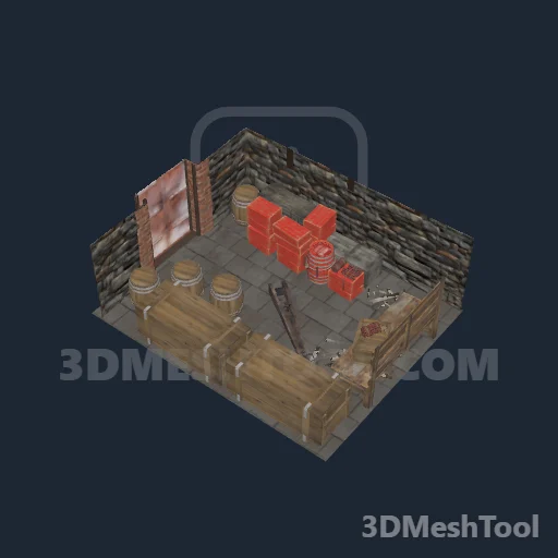 mil_shed_int: foto do modelo no RedM (RDR2)