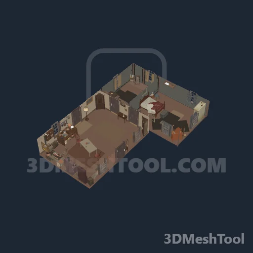 pai_house_int: foto do modelo no RedM (RDR2)