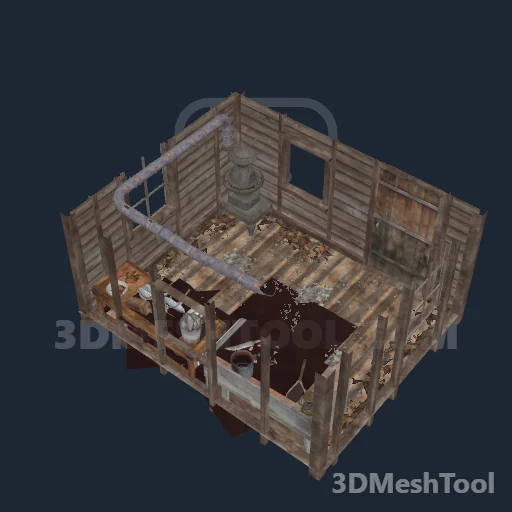 qua_shack01_int: foto do modelo no RedM (RDR2)