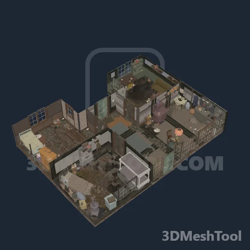 rad_house_01_int: foto do modelo no RedM (RDR2)