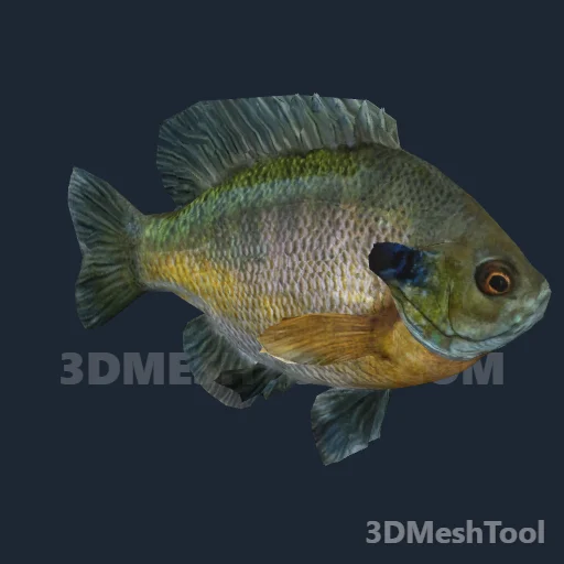 a_c_fishbluegil_01_ms: foto do modelo no RedM (RDR2)