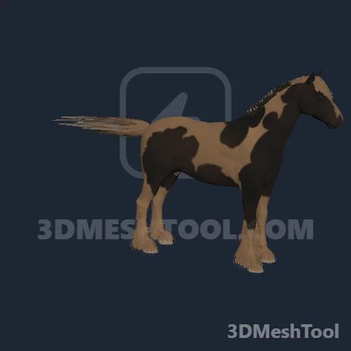a_c_horse_gypsycob_piebald - hash 0xE8BEFB8D / 3904830349: foto no RedM (RDR2)