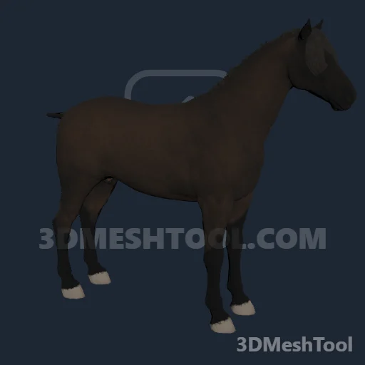 a_c_horse_missourifoxtrotter_blueroan: foto do modelo no RedM (RDR2)