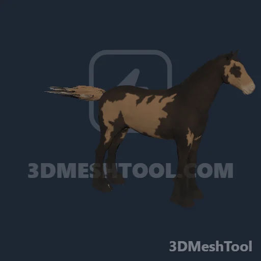 a_c_horse_mustang_blackovero - hash 0x707C8EBE / 1887211198: foto no RedM (RDR2)