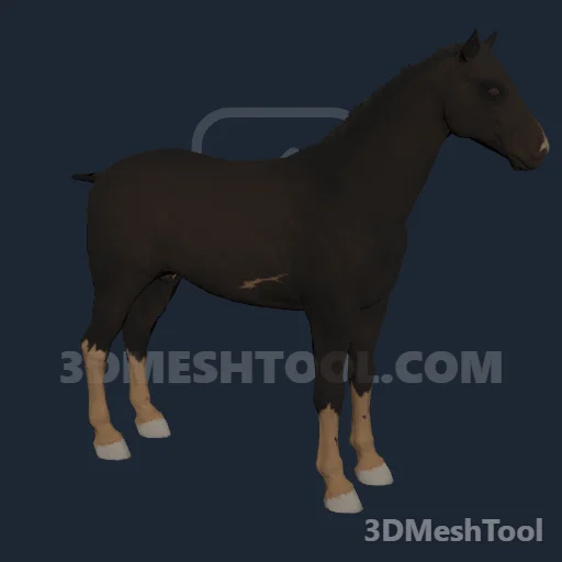 a_c_horse_norfolkroadster_black: foto do modelo no RedM (RDR2)