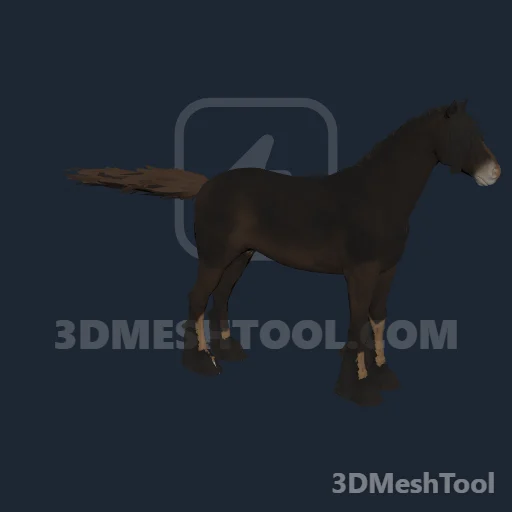 a_c_horse_shire_ravenblack: foto do modelo no RedM (RDR2)