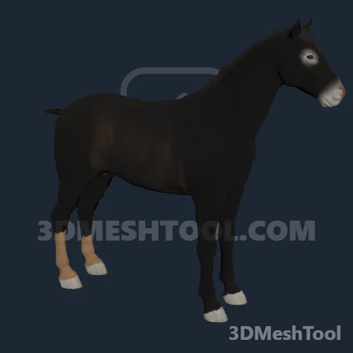 a_c_horse_tennesseewalker_blackrabicano (RedM (RDR2))