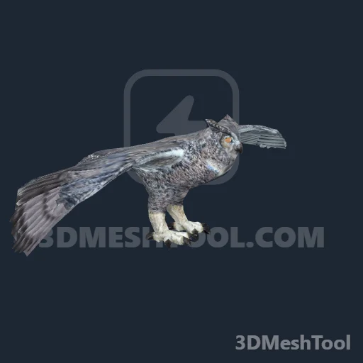 a_c_owl_01: foto do modelo no RedM (RDR2)