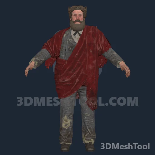 cs_cavehermit: foto do modelo no RedM (RDR2)