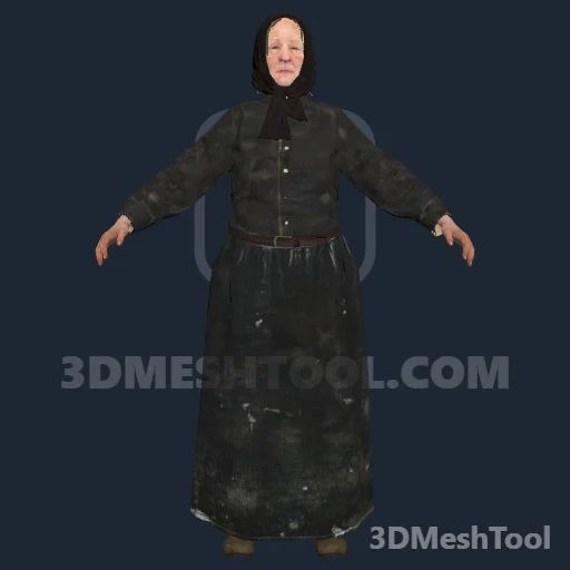 cs_creepyoldlady: foto do modelo no RedM (RDR2)