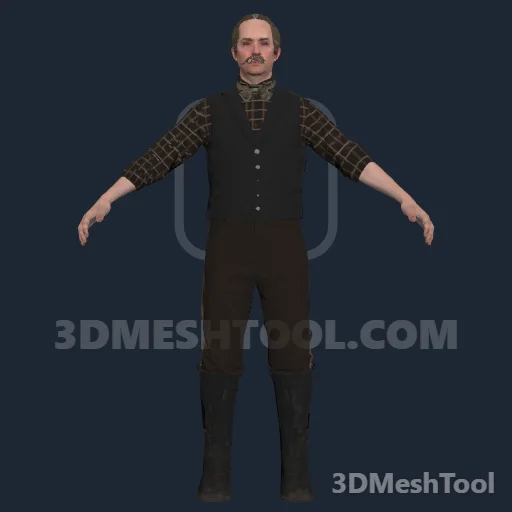cs_edmundlowry: foto do modelo no RedM (RDR2)