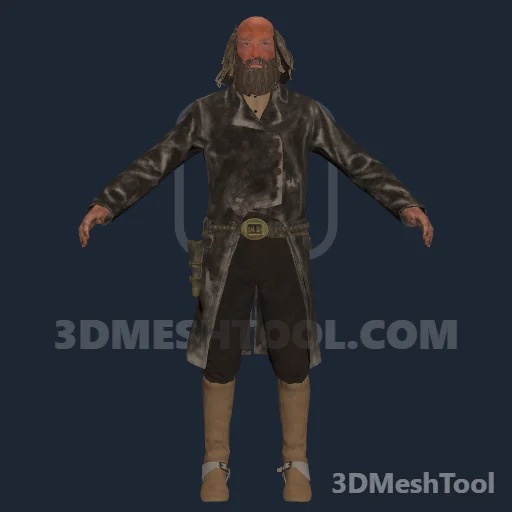 cs_exconfedsleader_01: foto do modelo no RedM (RDR2)