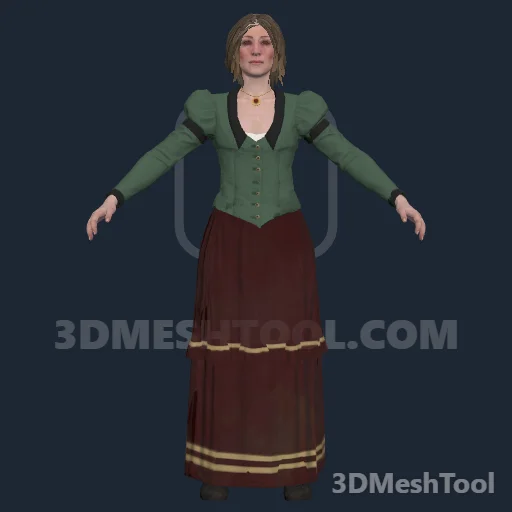 cs_lillymillet: foto do modelo no RedM (RDR2)