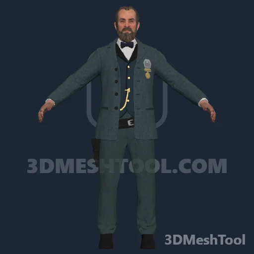 cs_mp_agent_hixon: foto do modelo no RedM (RDR2)