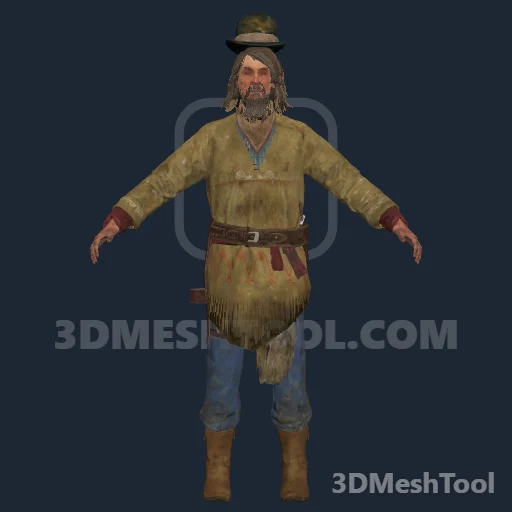 cs_mp_oldman_jones - hash 0xE87FE55D / 3900695901: foto no RedM (RDR2)