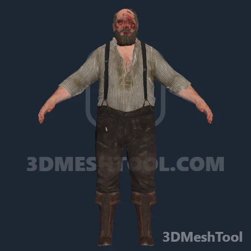 cs_mud2bigguy: foto do modelo no RedM (RDR2)